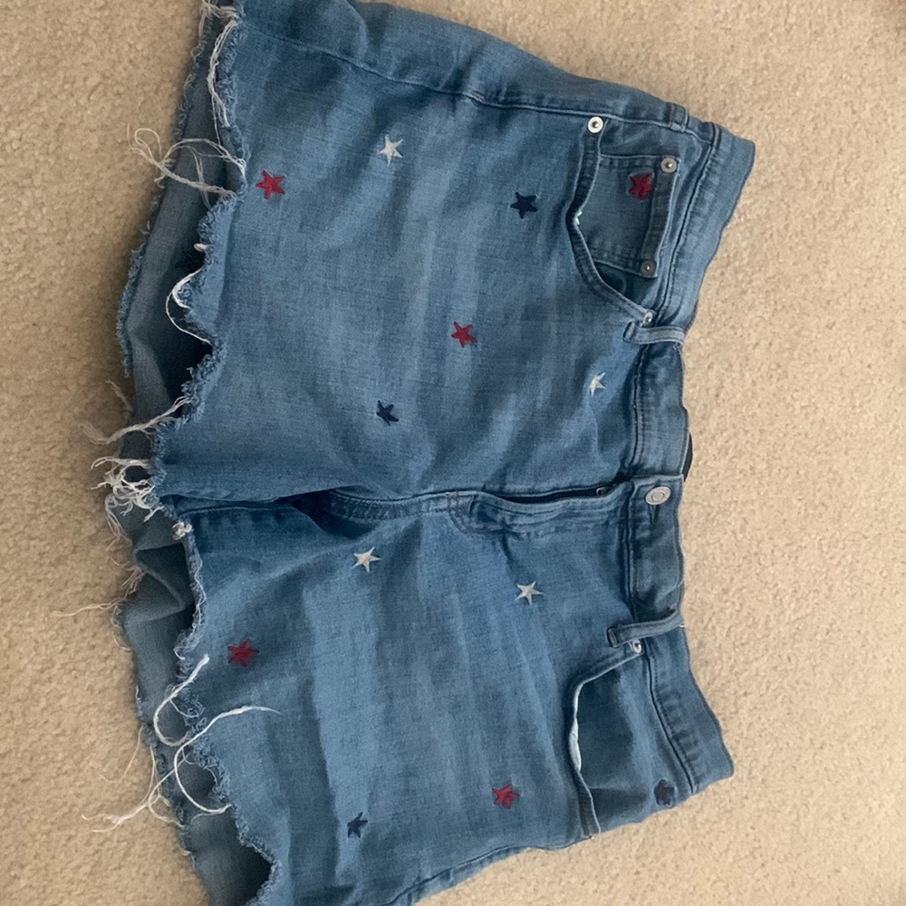 Embroidered GAP Denim Shorts